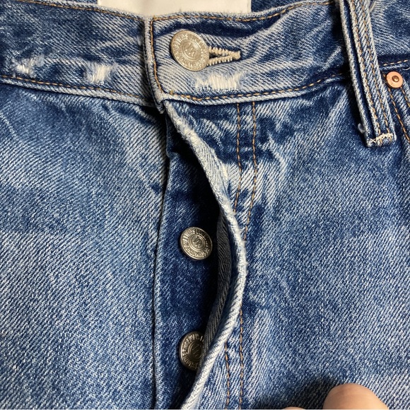 MOTHER Superior The Scrapper Cuff Ankle Jeans in Take Me Higher - Picture 8 of 16